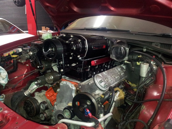 Holden Adventra 6.8 Litre Stroker Built Engine Close Up